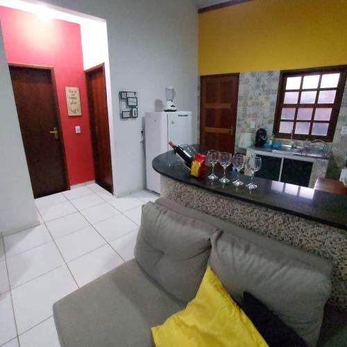 Dapur atau dapur kecil di Casas Bela da Chapada