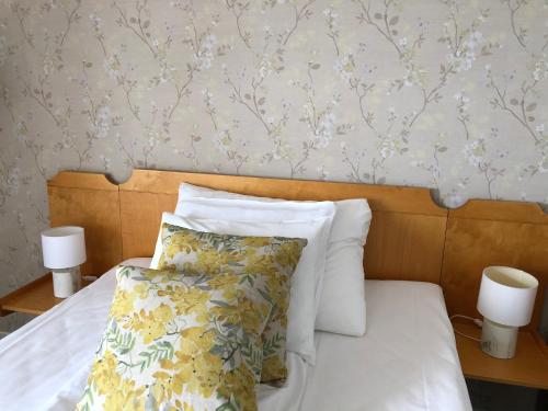 Risør Hotelにあるベッド