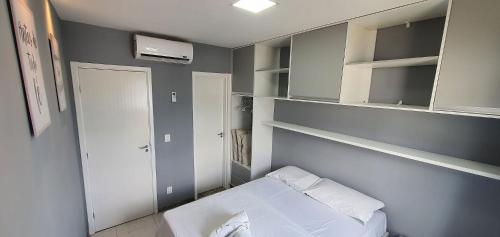 Postel nebo postele na pokoji v ubytování Porto de Galinhas | Muro Alto -114B