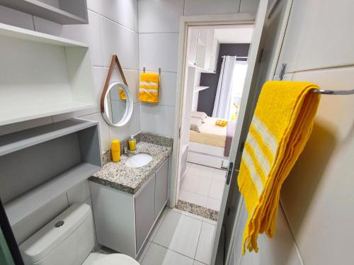 Koupelna v ubytování Porto de Galinhas | Muro Alto -114B