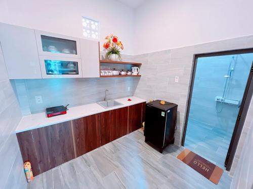 Koupelna v ubytování Malibu Resort