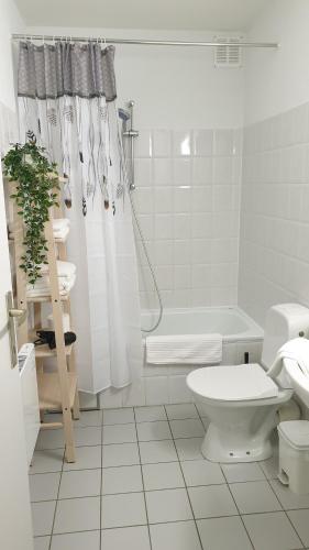 Koupelna v ubytování Vakantie appartement BePinay15