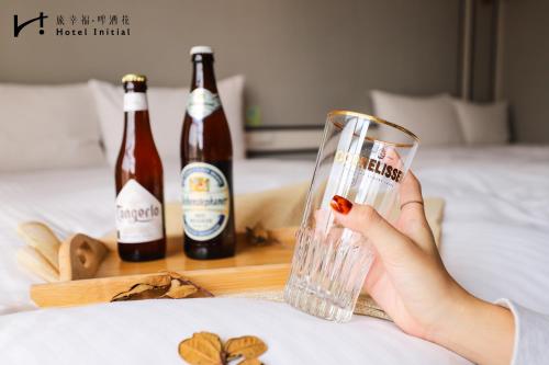 Nápoje v ubytování Hotel Initial-Beer