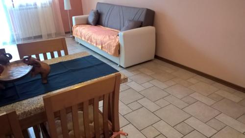 Χώρος καθιστικού στο La casa dei Dalmass