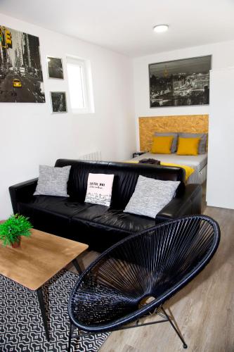 Ruang duduk di Les Lofts De Provins: Apt 4