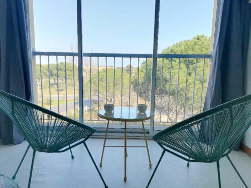 Balcon ou terrasse dans l'établissement Cap Confort