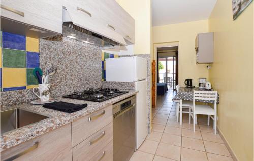 Η κουζίνα ή μικρή κουζίνα στο Gorgeous Apartment In Propriano
