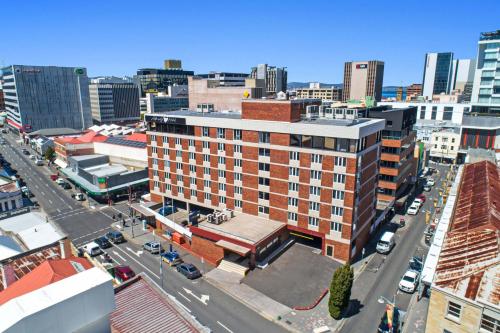 Nespecifikovaný výhled na destinaci Hobart nebo výhled na město při pohledu z hotelu
