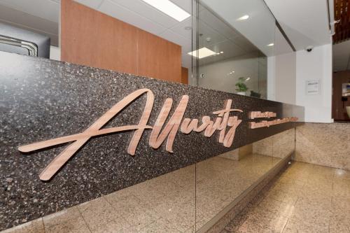 Certifikát, hodnocení, plakát nebo jiný dokument vystavený v ubytování Allurity Hotel