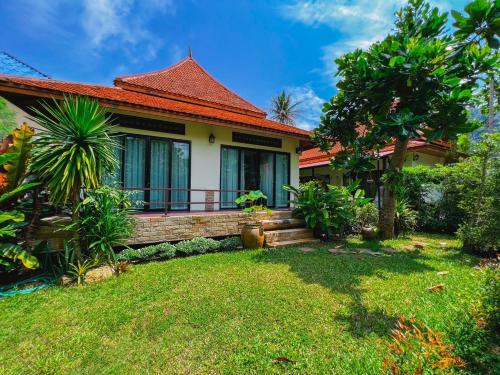 Zahrada ubytování Villas Chaba