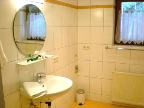 Koupelna v ubytování Landhaus - Neubauer