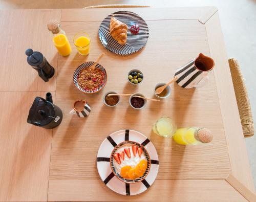 Jídlo v vily nebo okolí