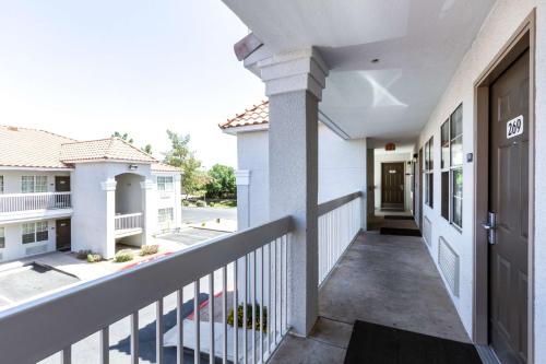 a view of a balcony of a house at Studio 6-Tempe, AZ in Tempe