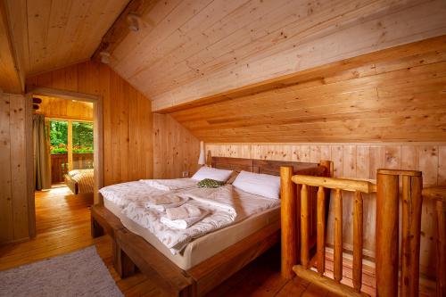 Postel nebo postele na pokoji v ubytování Glamping Savinja