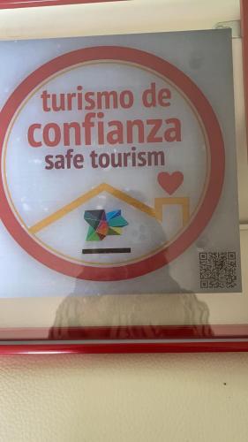a sign on a wall with a sign for a thermo de confederationsafe at Naturaleza Soria Parques Naturales in San Esteban de Gormaz