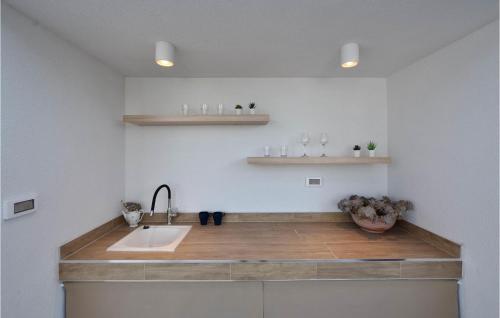 Kuhinja ili čajna kuhinja u objektu Beautiful Home In Podstrana With 5 Bedrooms And Wifi