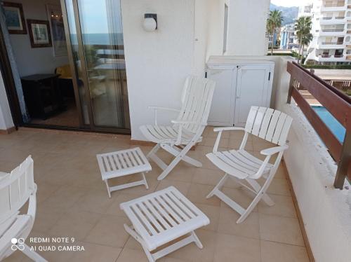 Μπαλκόνι ή βεράντα στο Xeracsol III Solo Familias Serviplaya!!!