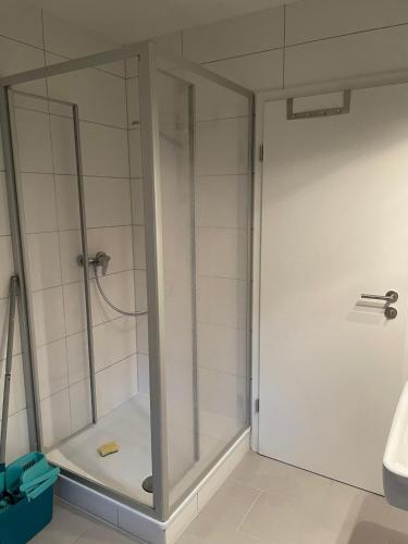 Ванная комната в Moderne Unterkunft zum Wohlfühlen B54-8