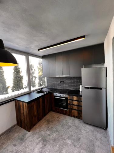 Een keuken of kitchenette bij Mount House Mavrovo