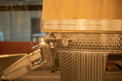a close up of a sewing machine on a table at Runaway Cow Winery Retreat in Yantai