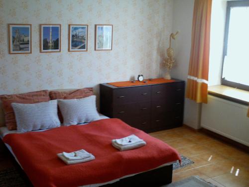Postel nebo postele na pokoji v ubytování La Ferme de Sissi