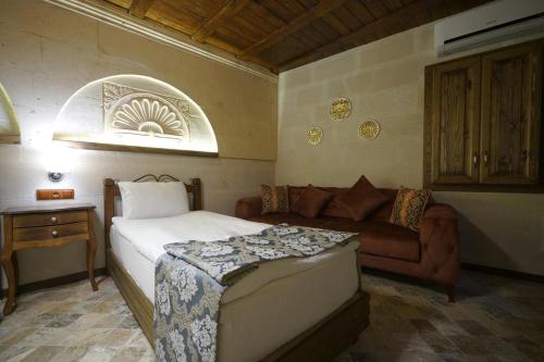 Χώρος καθιστικού στο Arte Cave Hotel