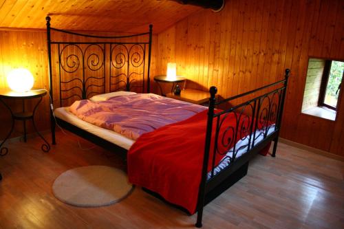 Tempat tidur dalam kamar di Casa Castione