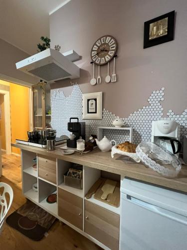 Kuchyň nebo kuchyňský kout v ubytování Cursoli Apartment