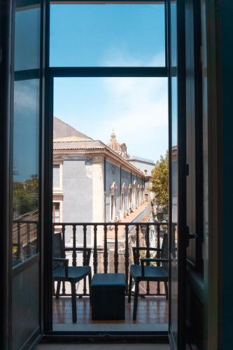 Balkón nebo terasa v ubytování Sicily in Home Centro Catania Pescheria