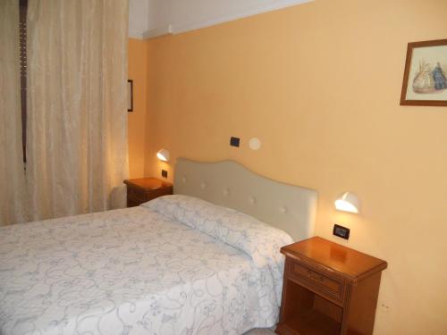 Ένα ή περισσότερα κρεβάτια σε δωμάτιο στο Hotel Salus