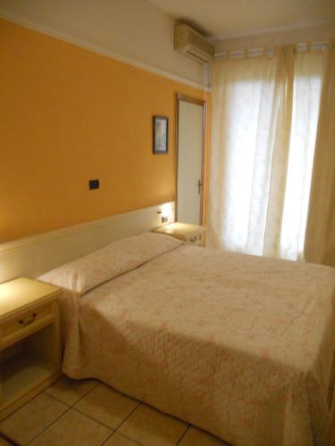 Ένα ή περισσότερα κρεβάτια σε δωμάτιο στο Hotel Salus