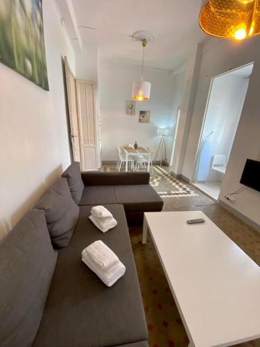 Et opholdsområde på Ruzafa Vibes Apartments