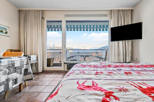 Appartement à Crans-Montana - avec magnifique vue sur la vallée