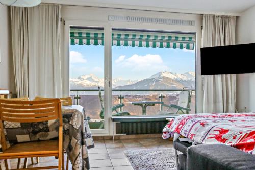 Appartement à Crans-Montana - avec magnifique vue sur la vallée