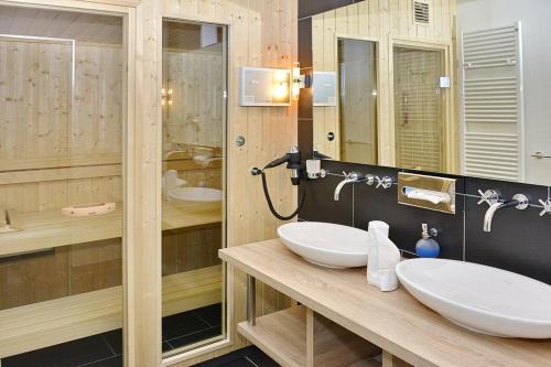 Koupelna v ubytování Resort Deichgraf Resort Deichgraf 27-09