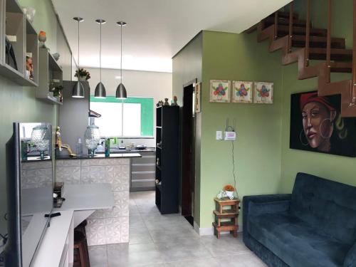 Kuchyň nebo kuchyňský kout v ubytování Penhasco Residences