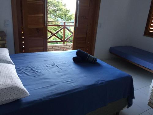 Cama o camas de una habitación en CASINHA DA SERRA