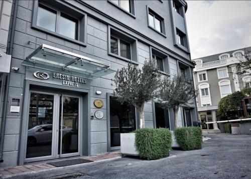 a building with a first house cities sign on it at Eresin Hotels Express in Istanbul