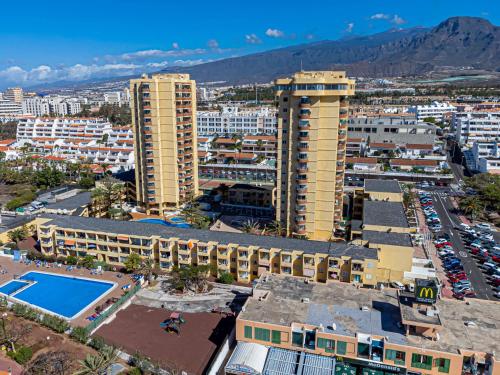 Letecký snímek ubytování Apartamentos en Torres del Sol