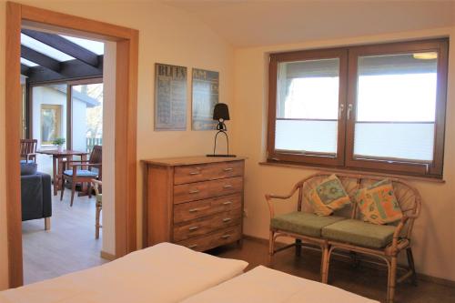 Postel nebo postele na pokoji v ubytování Hans Blues