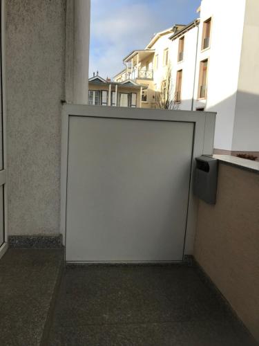 Балкон или терраса в Ferienwohnung Seeadler Warnemünde