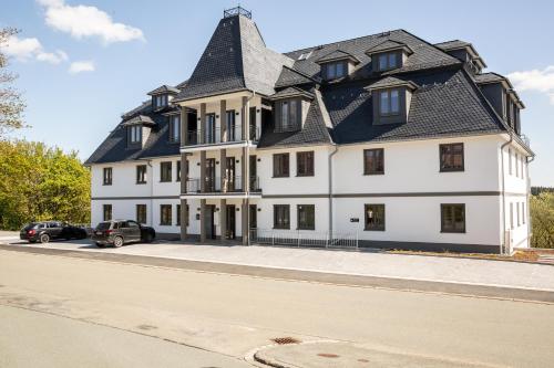 Budova, kde se aparthotel nachází