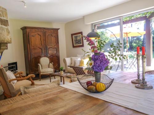 Χώρος καθιστικού στο Holiday Home Kerhellec by Interhome