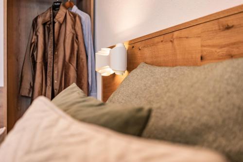 Postel nebo postele na pokoji v ubytování Chalet Alpendomizil Ahorn