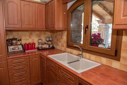 Køkken eller tekøkken på Vintage Villa