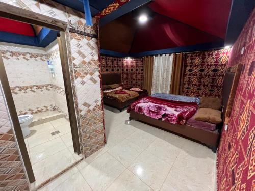 Koupelna v ubytování Shakria Bedouin Life Camp