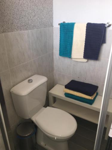 Koupelna v ubytování Apartamento Coral
