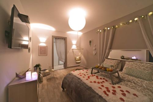Cama o camas de una habitación en COTTON#SPA#JACUZZI#Mulhouse