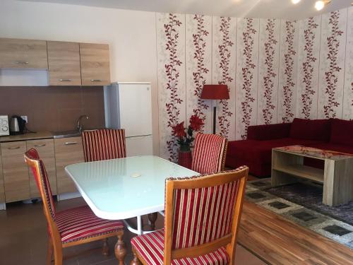Η κουζίνα ή μικρή κουζίνα στο Termál Apartman