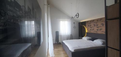 Postel nebo postele na pokoji v ubytování Sleep and drive exclusive